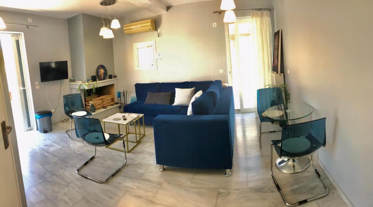 Beautiful Maisonette With A View To The Mountains And The Sea Agia Marina  Buitenkant foto