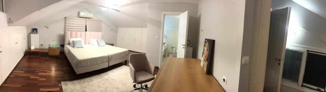 Beautiful Maisonette With A View To The Mountains And The Sea Agia Marina  Buitenkant foto