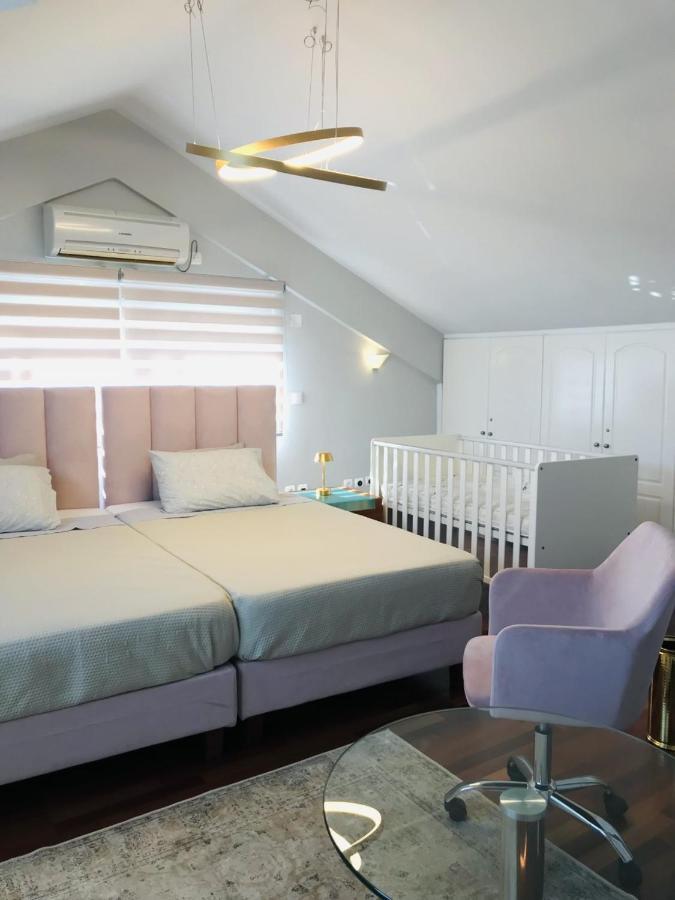 Beautiful Maisonette With A View To The Mountains And The Sea Agia Marina  Buitenkant foto