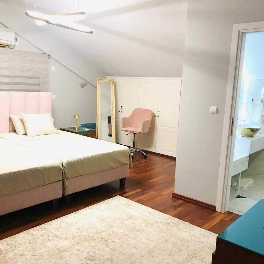 Beautiful Maisonette With A View To The Mountains And The Sea Agia Marina  Buitenkant foto