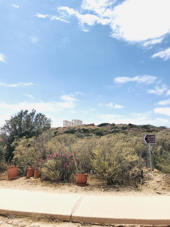 Beautiful Maisonette With A View To The Mountains And The Sea Agia Marina  Buitenkant foto