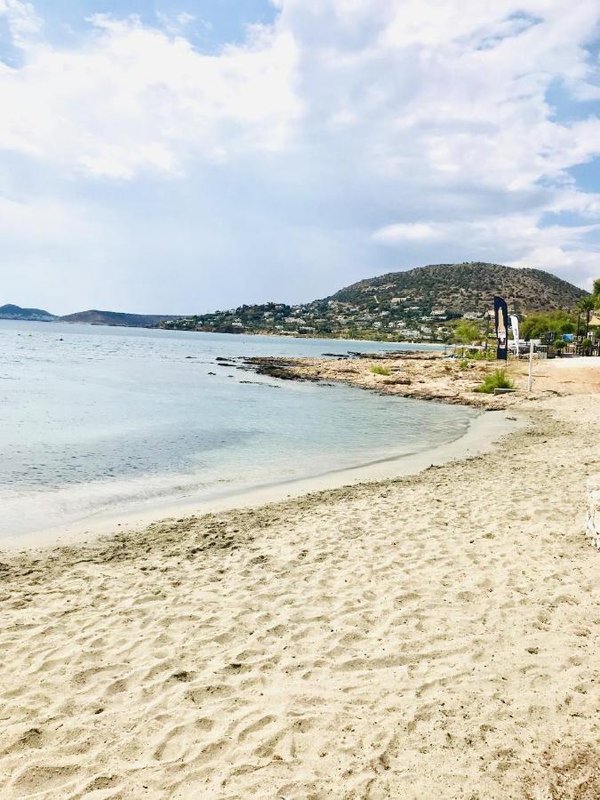 Beautiful Maisonette With A View To The Mountains And The Sea Agia Marina  Buitenkant foto